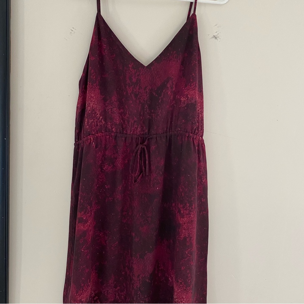 Babaton galaxy burgundy dress